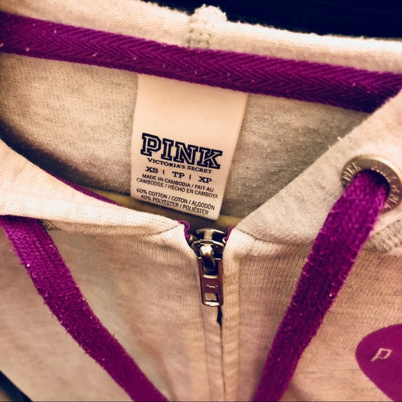 PINK by Victoria’s Secret L/S Zip Hoodie - Picture 4 of 5